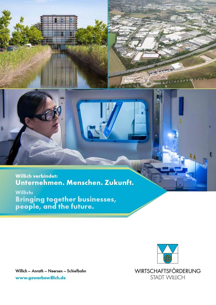 Stadt-Willich Standortbroschüre Cover Stadt-Willich Standortbroschüre Cover